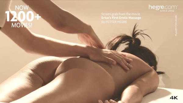 Screen grab #1 from the movie Erica’s First Massage