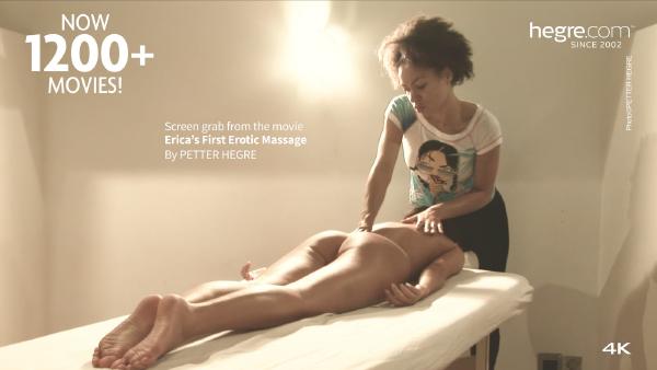Screen grab #3 from the movie Erica’s First Massage