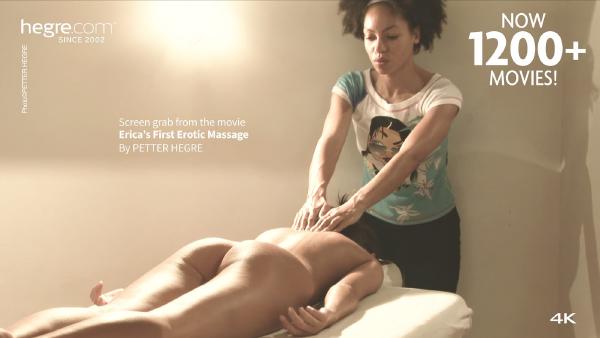 Screen grab #5 from the movie Erica’s First Massage