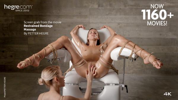 Screen grab #6 from the movie Restrained Bondage Massage