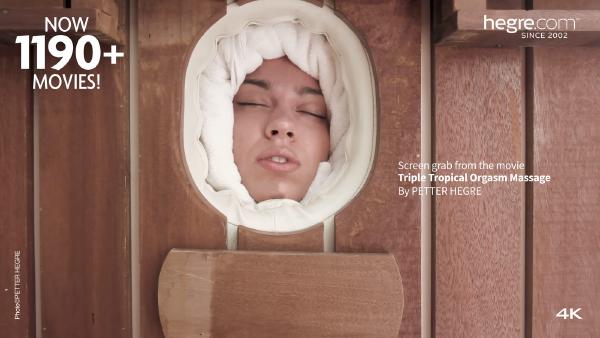 Zrzut ekranu #1 z filmu Potrójny masaż orgazmu tropikalnego